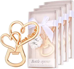 Liebe für immer Flaschenöffner für Hochzeit Gäste Brautparty Geschenke Souvenirs oder Dekorationen mit Geschenkverpackung