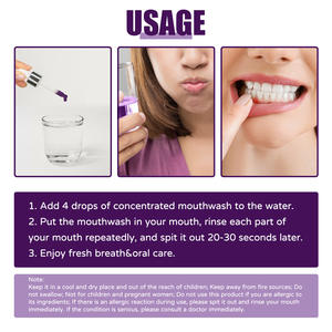 Bain <span class=keywords><strong>de</strong></span> bouche concentré : Élimine <span class=keywords><strong>la</strong></span> <span class=keywords><strong>mauvaise</strong></span> <span class=keywords><strong>haleine</strong></span> et les taches jaunes, nettoie <span class=keywords><strong>la</strong></span> bouche, rafraîchit l'<span class=keywords><strong>haleine</strong></span> et blanchit les dents - Product Image 3