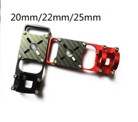 Support de moteur en fibre de carbone 20mm 22mm 25mm, base de fixation en aluminium, pièces de rechange pour drone agricole RC