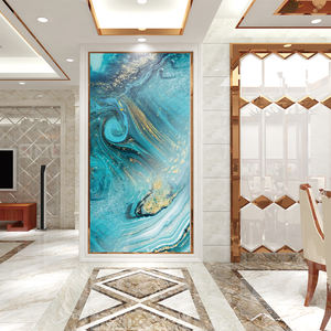 <span class=keywords><strong>Papier</strong></span> <span class=keywords><strong>peint</strong></span> mural en marbre chinois vert et <span class=keywords><strong>bleu</strong></span>, imperméable, moderne, facile à installer, pour la maison, décoration murale bon marché pour le salon - Product Image 4