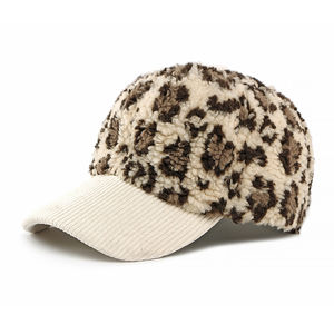 Custom Corduroy Leopard Baseball <b>Cap</b> <b>Women</b> Winter Warm Snapback Casual Autumn Vintage Hat Fashion Adjustable Men Female <b>Caps</b> - Product Image 5