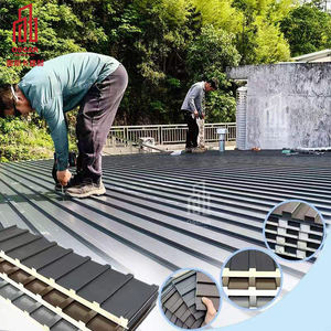 Tuiles de <span class=keywords><strong>toit</strong></span> en alliage d'aluminium modernes et durables, <span class=keywords><strong>isolation</strong></span> thermique pour appartement, villa, allée, panneaux de <span class=keywords><strong>toit</strong></span> isolés - Product Image 2