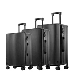 Waterproof Lightweight Large Capacity 20 24 28 Inch Rolling Luggage Small Medium Checked In Travel Suitcase 3 Pieces Sets