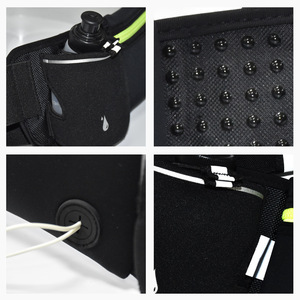 Cinturón Deportivo Impermeable de Neopreno con Porta Botella, Riñonera Ligera Reflectante para Maratón, Deportes y Actividades al Aire Libre - Product Image 3