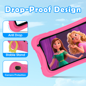 Hcncp bán buôn 7 inch trẻ em chơi game Tablet <span class=keywords><strong>PC</strong></span> độ phân giải cao Wifi 4GB 32GB Allwinner Bộ vi xử lý giá rẻ 32GB 4GB tablette - Product Image 6