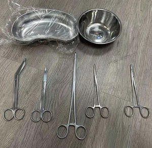 Caja de instrumentos quirúrgicos médicos de acero inoxidable Juego básico de entrega de cirugía - Product Image 2