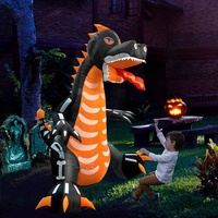 Animatronic film d'animation western dragon bleu dragon pour thème dino partie d'amusement plus grand Dragon gonflable rebond