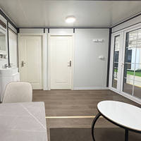 Casa Contenedor Plegable de 2 Pisos, Expandible, Fácil de Almacenar y Transportar, Edificio Modular Prefabricado Plegable, Casa de Dos Pisos