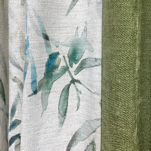 Màu Sắc Kết Hợp Cotton Và Chất Liệu Phong Cách Hiện Đại 3 Vượt Qua Màn Cửa Vải Lanh 100% Vải Lanh - Product Image 5