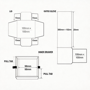 Boîtes d'expédition en carton ondulé avec <span class=keywords><strong>logo</strong></span> personnalisé, boîte d'expédition en carton, boîte d'emballage pour cosmétiques, vêtements, costumes - Product Image 5