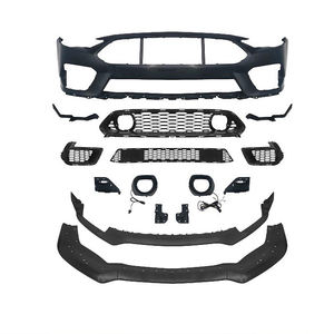 Kit de pare-chocs avant de voiture SKOUIO-CG-4 pour <span class=keywords><strong>Ford</strong></span> <span class=keywords><strong>Mustang</strong></span> 2018-2023, mise à niveau vers le pare-chocs avant <span class=keywords><strong>Mach1</strong></span>, assemblage de pare-chocs avant, assemblage de face avant, kit de carrosserie - Product Image 2