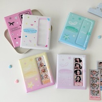 Album de rangement pour cartes d'idoles Kpop 2025, album à quatre panneaux, album long pour filles, album à grandes têtes, album à autocollants, album de rangement de 6 pouces