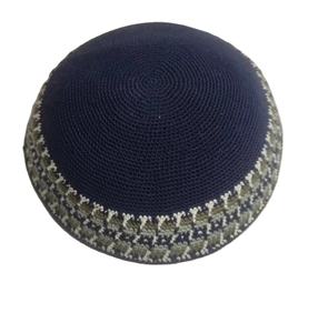 <span class=keywords><strong>DMC</strong></span> Kippa hecho a mano con aguja de ganchillo de punto, gorra de algodón 100%. Según el pedido, bienvenido a personalizar 002 - Product Image 1