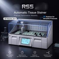 Colorateur de Lames Automatique Multiligne pour Tissus avec Écran Tactile de 10,4 Pouces pour Laboratoire, 36 Stations, 400 Lames/Heure