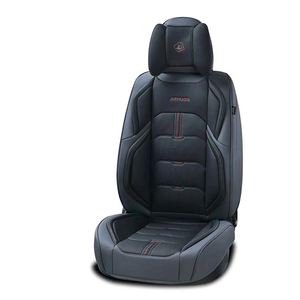 Housses de siège auto en cuir 5D style sport, matériau PU, ajustement universel, coussin antidérapant, accessoires de voiture imperméables - Product Image 2