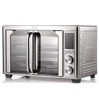 Four électrique RAF 30L 1800W, four à air chaud 6 en 1, four de cuisine avec minuterie, contrôle de la température, porte en verre, cuisson à chaleur uniforme