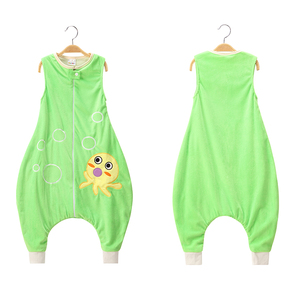 MICHLEY otoño verde sin mangas de dibujos animados pulpo niños camisones - Product Image 1
