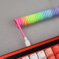 Câble de clavier mécanique usb type-c avec connecteur Gx16 Dazzling Aviator câble de clavier usb enroulé