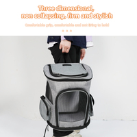 PRODIGY PET04 Sac de transport portable pour petits chiens et chats, respirant en Oxford avec fenêtre en maille, coussin en peluche douce, fermeture éclair