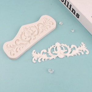 Moldes de Silicona Suave con Forma de Vid para Decoración de Pasteles, Estilo Barroco 3D, Fondant DIY - Product Image 5