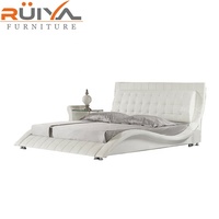 Offre Spéciale cristal bouton ultra king size lit cadre moderne roi taille doux tufté lit en vente