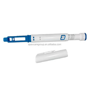 Vente en gros de cartouches jetables en plastique de 3 ml, 60 UI, avec capuchon rouge et corps blanc, marque ApexCare - Product Image 3