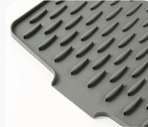 <b>Large</b> Multifunctional Non-Slip Silicone Kitchen Utensil Dish Drying <b>Mat</b> Rectangle Countertop Drainage <b>Mat</b> - Product Image 2