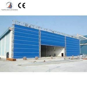 Pintu Gulung Industri PVC Elektrik Kecepatan Tinggi Tahan Angin untuk Luar Ruangan dengan Sistem Gulung Cepat - Product Image 5