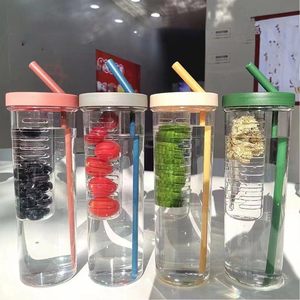 550ml 700ml Plastic <b>Water</b> <b>Bottle</b> <b>Fruit</b> <b>Infuser</b> Bpa Free Lemon <b>Infuser</b> <b>Water</b> <b>Bottle</b> with Filter - Product Image 3