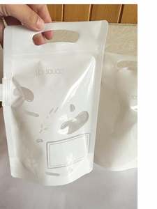 Emballage personnalisé pour liquides alimentaires, café, eau, boissons, bière, thé au lait, avec bec verseur refermable, <span class=keywords><strong>autoportant</strong></span>, avec bouchon à bec d'aspiration - Product Image 5