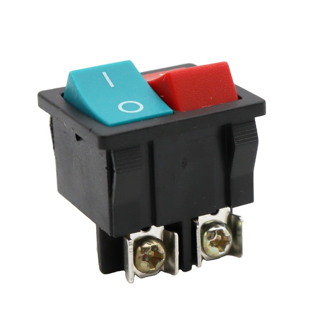 KCD4-102 with Screw Pins Rocker Switch 4 Pins 6A 250V T85