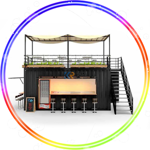 Nuevo Diseño 2025, Moderna Cafetería Móvil en Contenedor de Envío de 20 Pies - Product Image 3