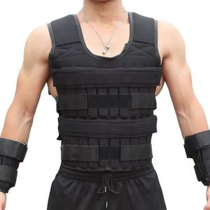 Gilet lesté vide de 35 kg <span class=keywords><strong>pour</strong></span> l'entraînement de boxe, la musculation, le fitness et l'équipement de gym – <span class=keywords><strong>Veste</strong></span> ajustable - Product Image 1