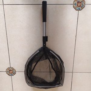 Épuisette de pêche pliable en aluminium, portable, pliable, de type triangle - Product Image 5