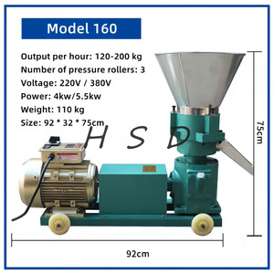 Piccola <span class=keywords><strong>Pellettatrice</strong></span> per Mangimi Animali, Polli, Pesci, Maiali, Capre, Bovini, Gatti, Macchina per la Produzione di Pellet a Prezzo di Fabbrica - Product Image 5