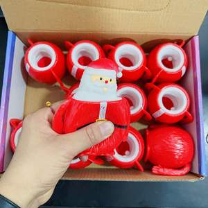 2025 Mini natale Popper Fidget giocattolo tazza di decompressione Unisex Stress Squeeze palla divertente per età da 5 a 7 anni - Product Image 6