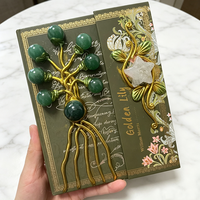 Journal Arbre de Vie en Cristal Naturel Fait Main, Carnet de Guérison des 7 Chakras, Grimoire Vintage de Sorcellerie pour Décoration Intérieure