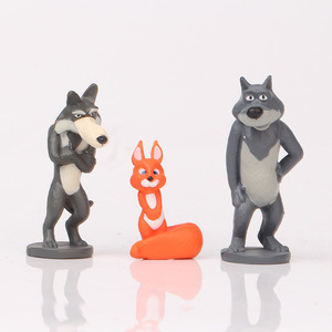 Muñeco de peluche artesanal de 10 cm de Masha y Misha, modelo de oso pardo de segunda generación, adorno de dibujos animados para hornear, hecho de plástico con personajes de <span class=keywords><strong>Frozen</strong></span> - Product Image 3