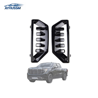 Cubierta de rejilla de parachoques con conducto de aire, lado del pasajero y del conductor, compatible con GMC Sierra 1500 2022 2023 2024 2025, OE # 84869628 GM1038287
