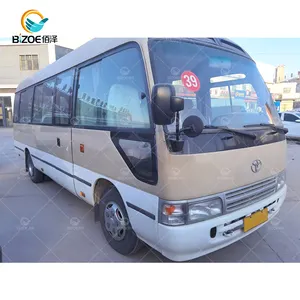 Posavasos LHD 30 plazas a Yota Coaster Bus a la venta 2019 año Yuchai 130 motor 6 velocidades engranaje autobús de pasajeros precio