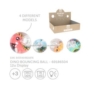 Balle de rebond d'eau en caoutchouc naturel 3d de différentes tailles pour mélanger la couleur avec le dinosaure à l'intérieur des cadeaux promotionnels - Product Image 2