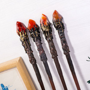 Vente en gros de torche d'agate rouge en cristal naturel baguette magique bâton de pierre semi-précieuse artisanat pour les accessoires de vacances - Product Image 1