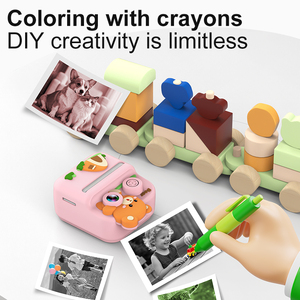 Cámara <span class=keywords><strong>de</strong></span> Impresión Instantánea para Niños, Compatible con Tarjetas Micro SD <span class=keywords><strong>de</strong></span> hasta 32 GB, Venta al por Mayor <span class=keywords><strong>de</strong></span> Fábrica, Envío Rápido, Ideal para Recompensas Escolares y Regalos para el Aula - Product Image 4