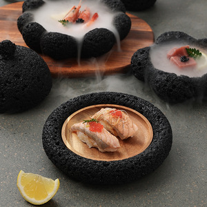 Diseño Artístico Concepto Sashimi Plate Creative Molecular Cuisine <span class=keywords><strong>Vajilla</strong></span> <span class=keywords><strong>para</strong></span> <span class=keywords><strong>Hoteles</strong></span> <span class=keywords><strong>y</strong></span> <span class=keywords><strong>Restaurantes</strong></span> - Product Image 3
