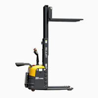 Nouveau chariot élévateur électrique sur socle Worui CDD-ZJSTS certifié CE, batterie au plomb-acide 48V, pneus en polyuréthane, utilisation en intérieur, capacité de charge de 500 mm