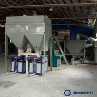 Machine de fabrication de mastic mural, équipement de mélange de mortier sec avec pompe, usine de fabrication d'adhésif pour carreaux céramiques en promotion