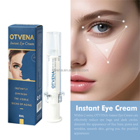 Crème pour les yeux multi-peptides à base d'herbes avec aloe vera et beurre de karité pour lisser les ridules sèches, nourrir la zone des yeux fatiguée, convient à tous les types de peau