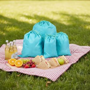 Customized Eco-Friendly Polyester Durable Velvet Waterproof Drawstring <b>Bag</b>-Long-Shaped Storage for Hiking Poles <b>Tent</b>-Gift <b>Bag</b> - Product Image 1