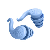 Bouchons d'oreilles lavables EP022, réduction du bruit, en silicone confortable, bloquant le son, pour dormir, travailler, étudier, ronfler, nager
