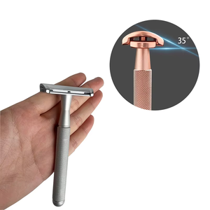 Factory Supply Custom Logo Barber Hair Double Edge Safety <strong>Razor</strong> for Women Man - Product Image 2